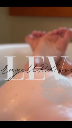 You're Invited to Join Lev, the Petite Redhead Vixen, in the Tub,