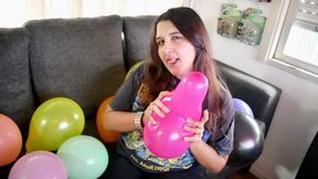 Metal girl ruins party popping all balloons - Bunny Looner [LOWRES]