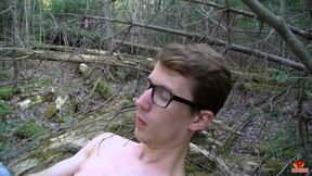 Outdoor Jack off with Twink Sacha