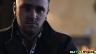 Chris Damned dominates Ryan Jordan in passionate blowjob scene