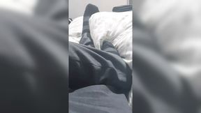 Stepmom gives bed job; steps Son gets hard