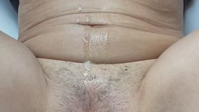 Slutty mature MILF RoxyRidesAgain hides out in her bathroom and makes a sloppy saliva mess of herself