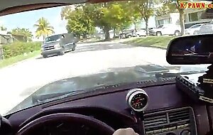 Slim blonde flashes her tits and banged at the pawnshop