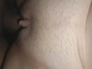 Pareja caliente teniendo sexo duro, me vine dentro de su rica vagina rosadita
