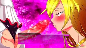 Anna the Warrior Mage Embraces Dual Pleasure in Steamy Hentai Combat