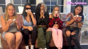 Girls Night Sneezing Party