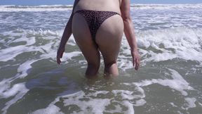 Flashing My Tits at the Nude Beach