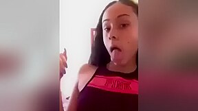 Petite Lightskin Showing Tits