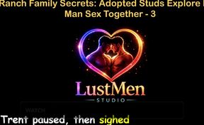 English Audio Gay Sex Story - Ranch Family Secrets: Adopted Studs Explore Raw Man Sex Together - Part 3