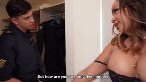 Cop husband fucks his amazing big ass latina wife before he goes on duty Kataleya Gil &amp_ Lian Grey