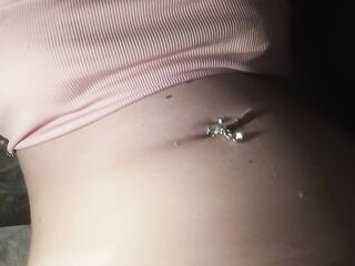 Watch how my abdomen reacts on a orgasm