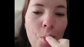 Yes, I was so wet my finger went pruney! Just cleaning up.... tastes good :)