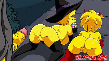 Special Halloween Night! Simpsons Porn! Simptoons!