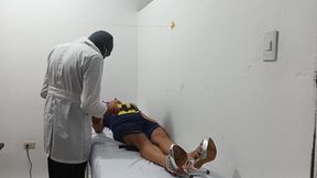 Kinky Doctor Masturbates His Cock In The Office