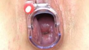 This tall redhead needs a nice gyno exam and what a nice pussy she's got