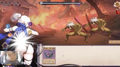 Half Demon Ninja Succubus destroys tight little bitch rough creampie