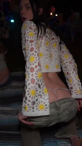Curvy babe Carmen showcases her juicy ass in a compilation video