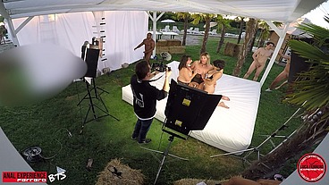 BTS of the scene: Casting 2 - Orgy Party Anal Experience: BBC, Black and White, ATM, Anal, Deep, Rough, Outdoor.