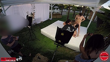 BTS of the scene: Casting 2 - Orgy Party Anal Experience: BBC, Black and White, ATM, Anal, Deep, Rough, Outdoor.