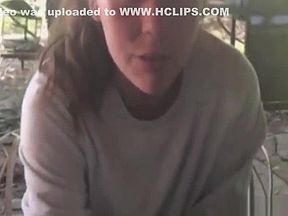 Amateur wife giving to her well-hung hubby a bj