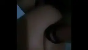 Young brunette gives a aroused fellatio to her cheating husband while he
