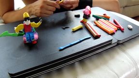 Cartoon POV of a hot toy girl Pauline getting fucked