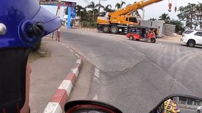 ”Real amateur couple blowjob & sex outdoor in public on an island”