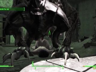 I'll Handle It Lads-Deathclaw Super Soldier CG Animated Monster Sex Fallout 4