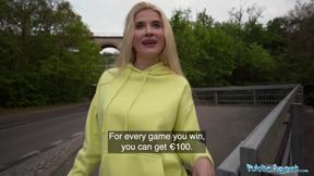 Stunning Blonde Euro Babe gets a HARD DEEP Dicking