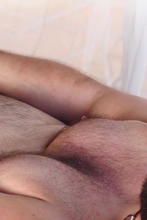 BEARFILMS - Solo outdoor masturbation with bear Adam Jones