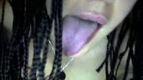 Big boobed French webcam MILF teases me with her juggs