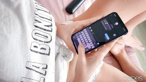 ”Eva Elfie makes a kinky home video for her BF & cums several times”