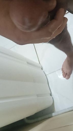 Masterbating Hard arab dick