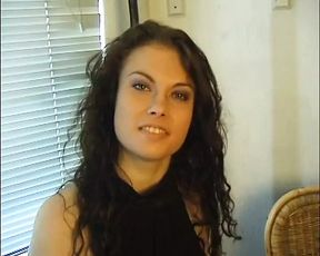 Released the private video of naive brunette teen Irina