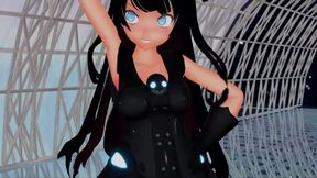 【MMD】HI-FI Raver with a light pilgrimage demon【R-18】