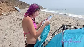 Fuck-tent On The Beach - Atk Girlfriends