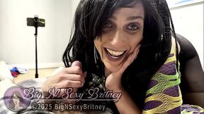 Big N Sexy Britney - The Southern Belle BJ Queen - &ldquo_Mardi Gras&rdquo_ - 3-Minute Video - AMAZING Blowjob, Deepthroat, Fucking, Anal, AND Facial!
