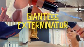GIANTESS EXTERMINATOR - Andrea butt crush, boot crush, bare foot crush 1080