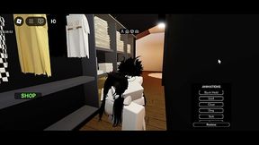 Minha amiga estava offline, ent&atilde_o a fudi como um bot no roblox