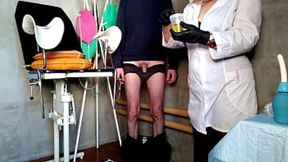 Gorgeous older nurse shows you how to come hard