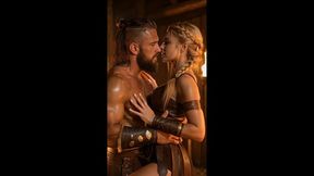 ragnar, the king of the vikings, fucks legarta without mercy after the battle - porn in spanish - ai porn - audio in spanish