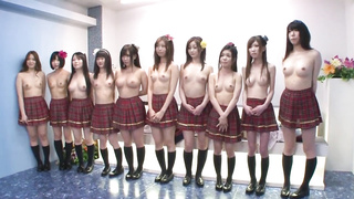 Hot Japanese Girls College Uniforms Teachers Orgy