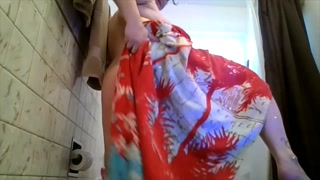 Shaving my hairy pussy &amp; peeing all over myself to make my pussy cum
