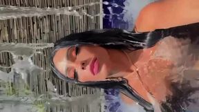 ts vanessa rafaella - masturbating after pool party