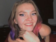 JOI en Español con gringa! Cum dentro con chorro