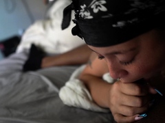 amateur interracial blowjob