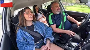 Horny Milf Hitchhiked In Santiago, Chile And Sucked On The City Streets Strangers' Dicks