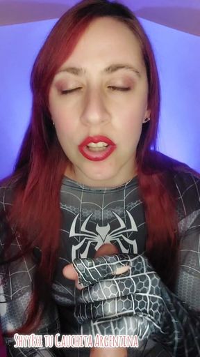 Spider-gauchi Is Back in Action! Do You Want to See What's Under My Super Suit?