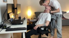 bored youngster came to plow to his bf and jizm from assfuck