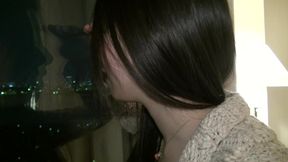 Playful Japanese milf Yua Sakuya gives a foot job enjoys hardcore fuck